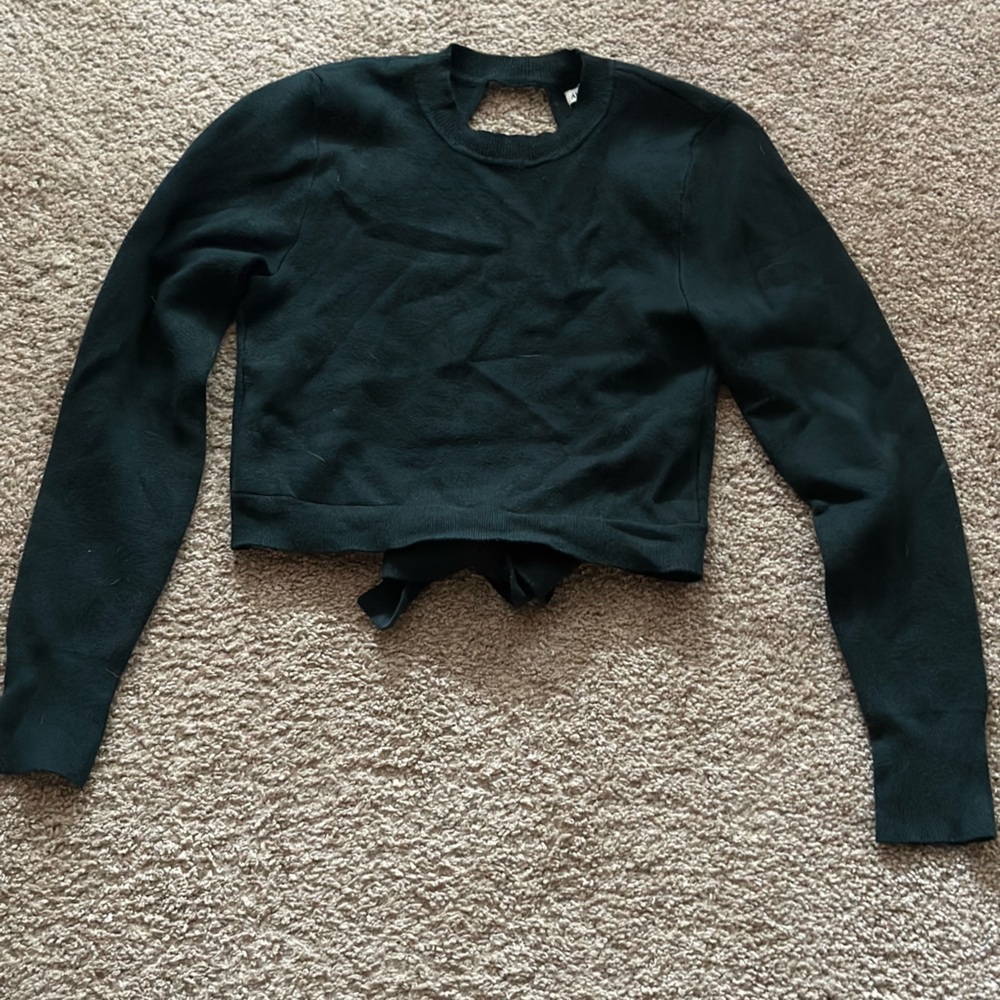 Abercrombie Open Back Tie Sweater
